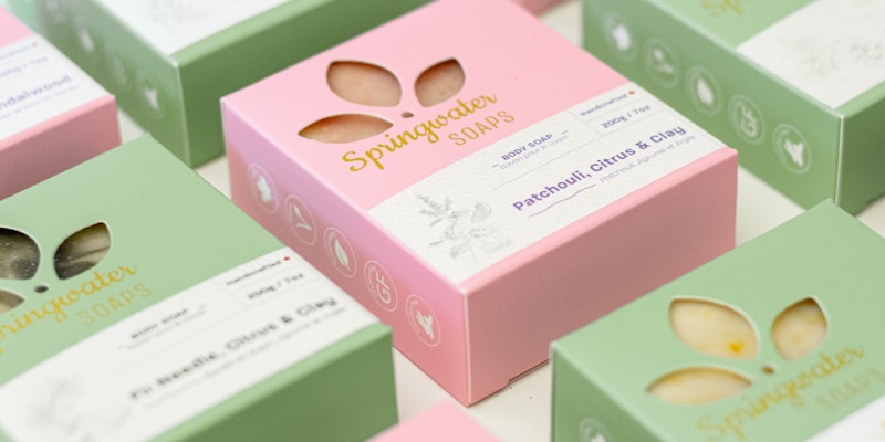 Finished products in destination-ready retail packaging